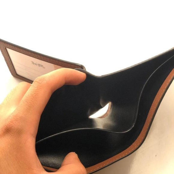 Dark Saddle Duel Coach Wallet - Picture 3 of 6